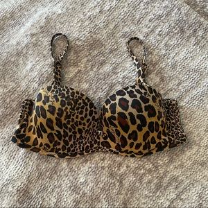 Victoria’s Secret Very Sexy Leopard Print Push-Up Bikini Top
